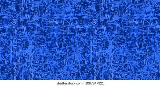 Vector seamless abstract grunge background, light blue and blue color. Seamless pattern. Grunge texture, abstract, scratched, dirty, stained, rubbed surface. Vector EPS 10.