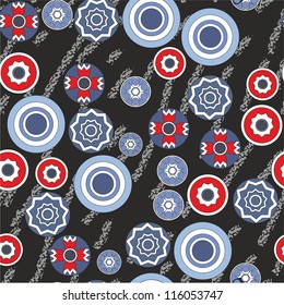 Vector. Seamless abstract grunge texture 532