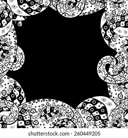 vector seamless abstract hand drawn pattern