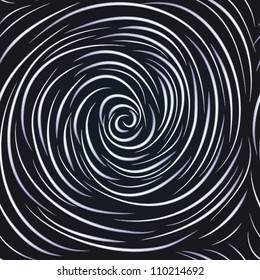 Vector seamless abstract hand-drawn pattern with waves