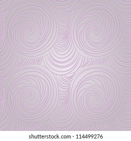 Vector seamless abstract hand-drawn pattern with waves
