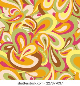 Vector seamless abstract hand-drawn pattern