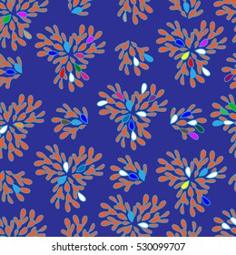 vector seamless abstract hand-drawn pattern