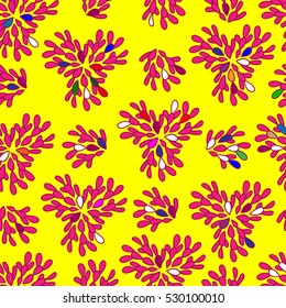 vector seamless abstract hand-drawn pattern