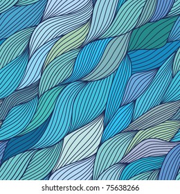 vector seamless abstract hand-drawn pattern