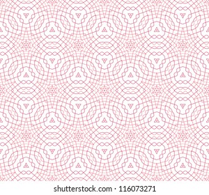vector seamless abstract line floral pattern background