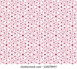vector seamless abstract line floral pattern background
