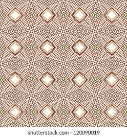 vector seamless abstract line floral pattern background