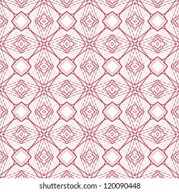 vector seamless abstract line floral pattern background
