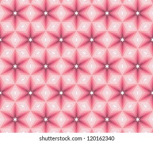 vector seamless abstract line floral pattern background