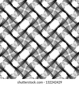 vector seamless abstract line pattern background
