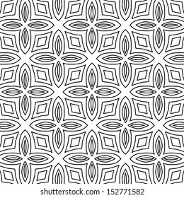 vector seamless abstract line pattern background