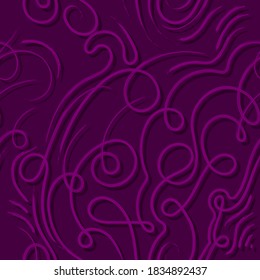 Vector seamless abstract line pattern