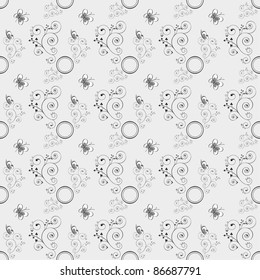  vector seamless abstract monochrome backgrounds