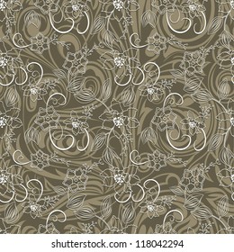 Vector seamless abstract pattern