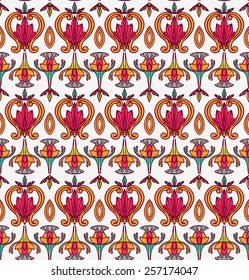 Vector Seamless Abstract Pattern. 