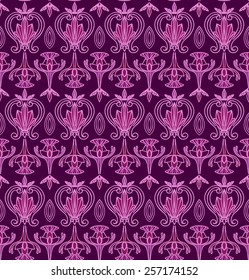 Vector Seamless Abstract Pattern. 