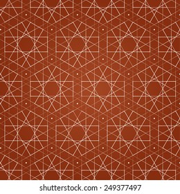 Vector seamless abstract pattern background, geometric design - you can change color and size for decoration