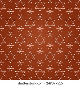 Vector seamless abstract pattern background, geometric design - you can change color and size for decoration