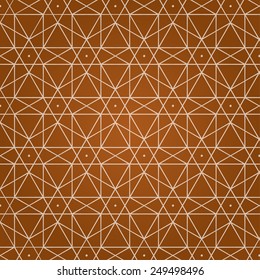 Vector seamless abstract pattern background, geometric design - you can change color and size for decoration