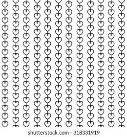 Vector seamless abstract pattern. Black and white.
