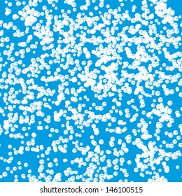 vector seamless abstract pattern with bubbles