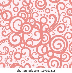 vector seamless abstract  pattern with butterfly