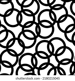 Vector seamless abstract pattern with circles. Design for wrapping paper, wallpaper, textile, stationery.