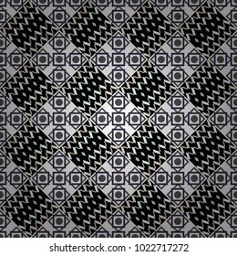 Vector seamless abstract pattern with diagonal stripes on texture background in retro white, black and violet colors. Endless pattern can be used for ceramic tile, linoleum, textile, backgrounds.