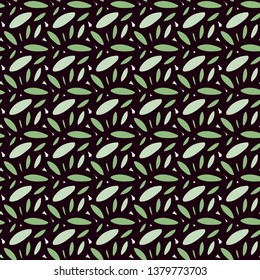 vector seamless abstract pattern of green peas