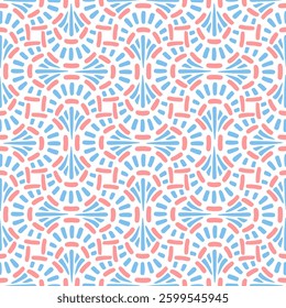 Vector seamless abstract pattern, hand drawn print. Beautiful asian style design for textile, wallpaper, wrapping paper.