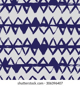 Vector seamless abstract pattern. Hand painted background.