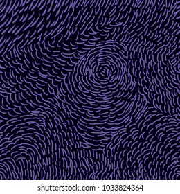 Vector seamless abstract pattern. Lines. Dark background. Can be used for textile design or as a background