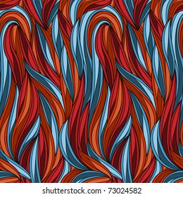 vector seamless abstract pattern, looks like hair or threads, clipping masks