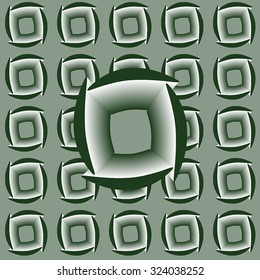 Vector seamless abstract  pattern. Modern stylish texture, repeat geometric cube background