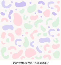 Vector seamless abstract pattern. For textile. White background
