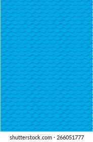 Vector seamless abstract pattern, Water wave pattern, Blue wave wallpaper theme
