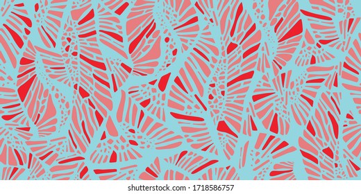 Vector seamless abstract pattern wave