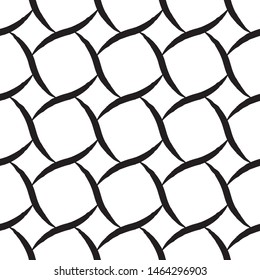 Vector seamless abstract pattern, waves.