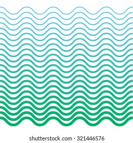 vector seamless abstract pattern, waves