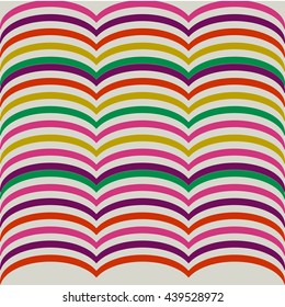 Vector seamless abstract pattern  waves