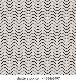 Vector seamless abstract pattern, waves
