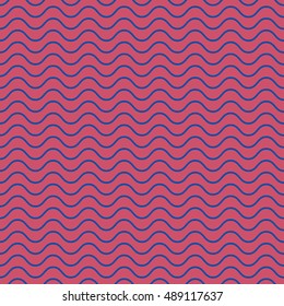 Vector seamless abstract pattern, waves