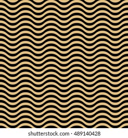 Vector seamless abstract pattern, waves