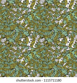 Vector. Seamless Abstract Retro Background Design. Tender fabric pattern.