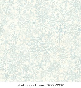 vector of seamless abstract snow flakes background for christmas time
