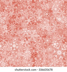 vector of seamless abstract snow flakes background for christmas time