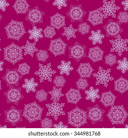 vector of seamless abstract snow flakes background