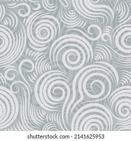 Vector Seamless Abstract Spiral Pattern 