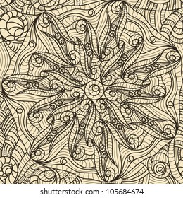 vector seamless abstract texture in  retro style